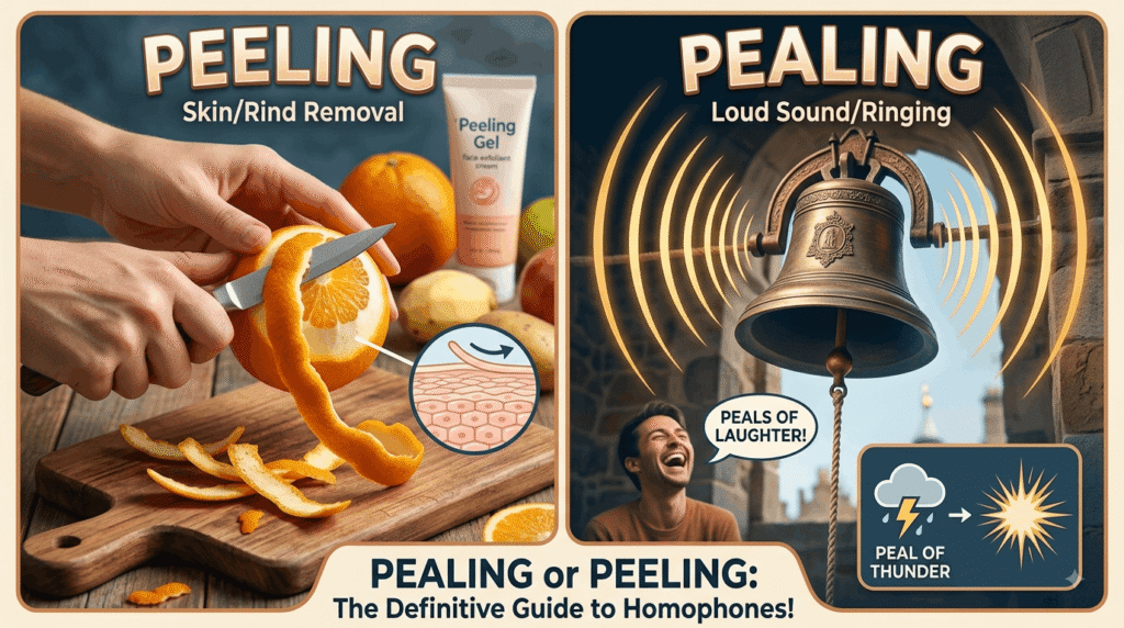 Pealing or Peeling